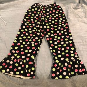 Cute girls ruffle pants